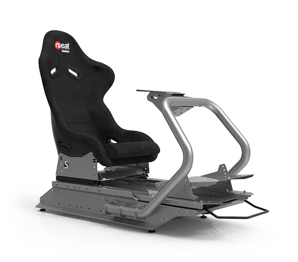 Rseat S1 Black-Silver Alcantara